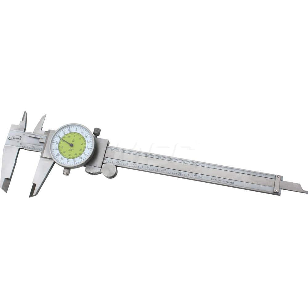 Dial Caliper: 6'' Range, 0.001'' Graduation, 0.1'' per Revolution MPN:100-164