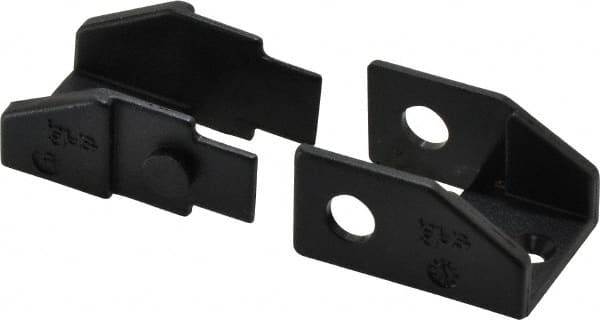 0.89 Inch Outside Width x 0.59 Inch Outside Height, Cable and Hose Carrier Plastic Zipper Mounting Bracket Set MPN:060-16-12P