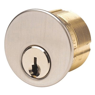 Mortise Cylinder 1-1/8 Inch Satin Chrome MPN:7185SC1-26D-KA 42642