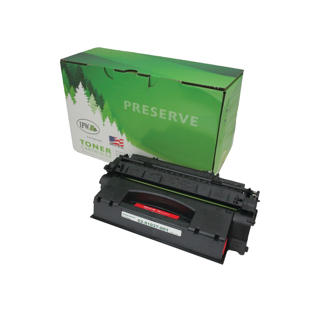 IPW Preserve Remanufactured Black MICR Toner Cartridge Replacement For Troy 02-81037-001, 745-49M-ODP MPN:745-49M-ODP