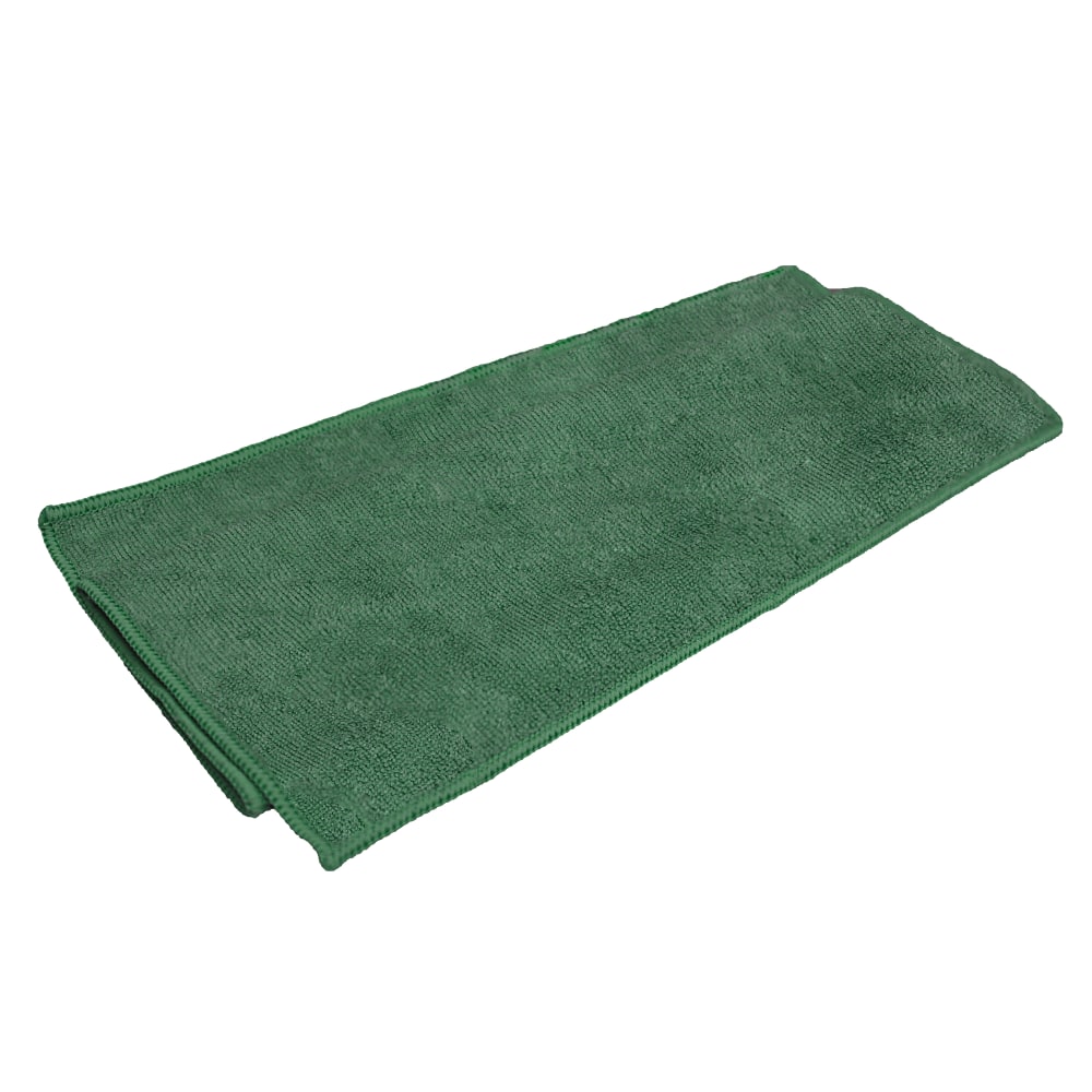 Microfiber Technologies All-Purpose Microfiber Cleaning Cloths, 16in x 16in, Green, Bag Of 12 Cloths (Min Order Qty 6) MPN:LFK300