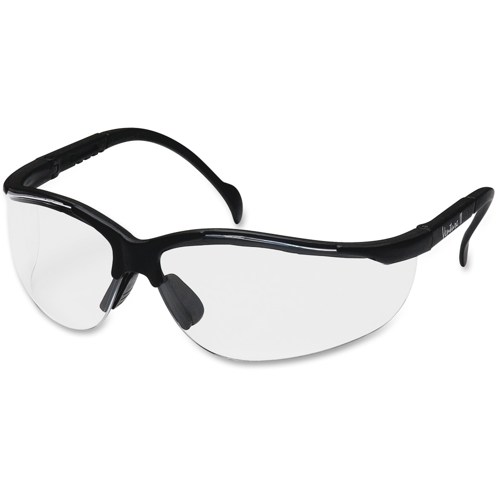 ProGuard 830 Series Style Line Safety Eyewear - Ultraviolet Protection - Polycarbonate - Clear, Black - Lightweight, Adjustable Temple, Comfortable - 144 / Carton MPN:8301000CT