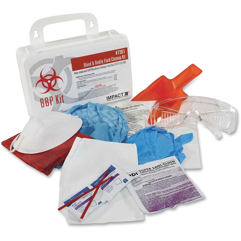 ProGuard Blood/Bodily Fluid Cleanup Kits - 6 / Carton MPN:7351CT