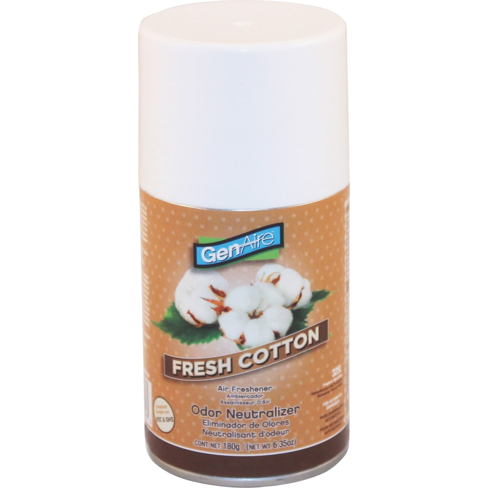 Impact Metered Air Freshener Spray - Aerosol - 6000 ft  - 6.4 fl oz (0.2 quart) - Linen Fresh - 30 Day - 12 / Carton - Odor Neutralizer, Residue-free (Min Order Qty 2) MPN:325LCT