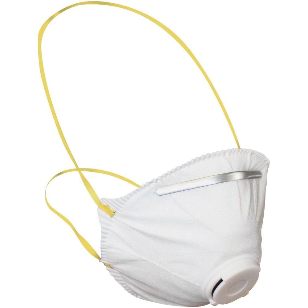 Disposable Particulate Respirator with Exhalation Valve, White - 10 / Box MPN:7314BCT