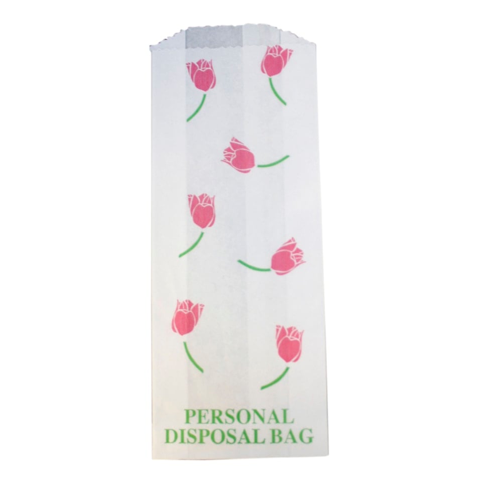 Rochester Midland Feminine Hygiene Products Disposal Bags, 8 1/2inH x 3 1/2inW, Multicolor, Pack Of 1,000 (Min Order Qty 2) MPN:25123298