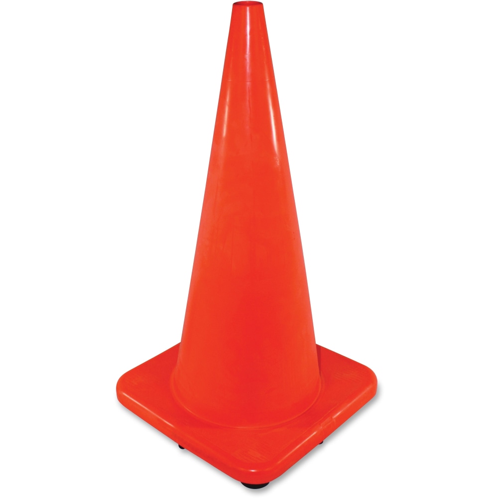 Impact Slim Safety Cone - 6 / Carton - 51.7in Width x 28in Height - Cone Shape - Rugged - Orange MPN:7309CT