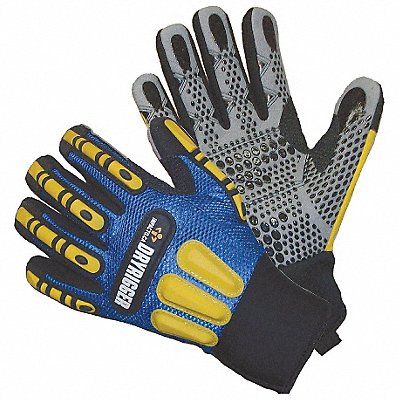 Impact Gloves S Blue/Blk/Gray/Yllw PR MPN:WGCOOLRIGGS