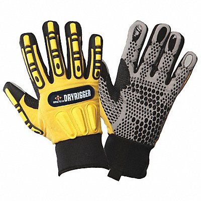 Anti-Vibration Gloves L Black/Yellow PR MPN:WGRIGGL