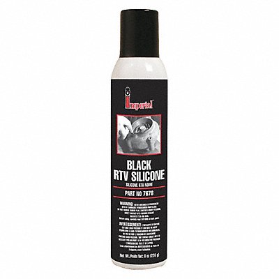 RTV Silicone Sealant 8 oz Black PK6 MPN:40JM25