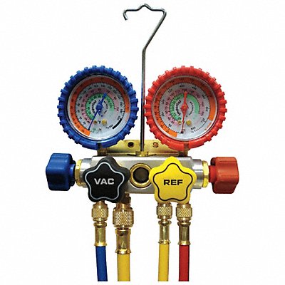 Mechanical Manifold Gauge Set 4-Valve MPN:843-CS