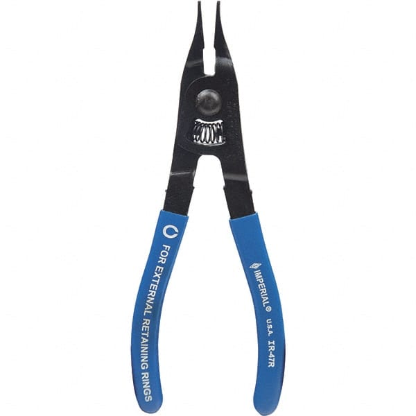 Retaining Ring Pliers, Tool Type: External Ring Pliers, Type: External, Tip Angle: 0 0, Tip Type: Fixed, Handle Type: Cushion Grip MPN:IR-47R