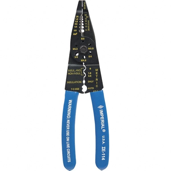 Wire Stripper: 10 AWG to 22 AWG Max Capacity MPN:IE-114