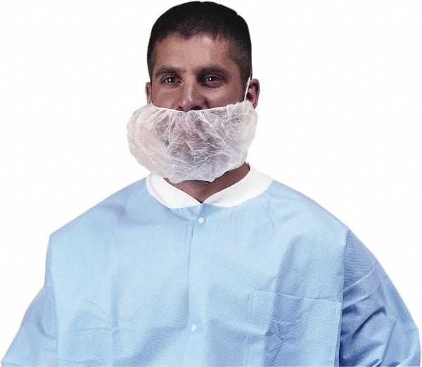 Beard Cover: White, Size X-Large MPN:112NWI-WHITE-XL