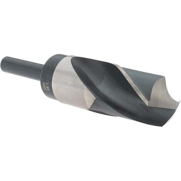 Reduced Shank Drill Bit: 1-3/8'' Dia, 1/2'' Shank Dia, 118 0, High Speed Steel MPN:BDNA-28681-13/8