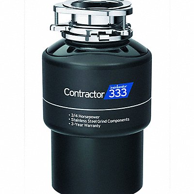 Garbage Disposer 3/4 Hp MPN:CONTRACTOR333