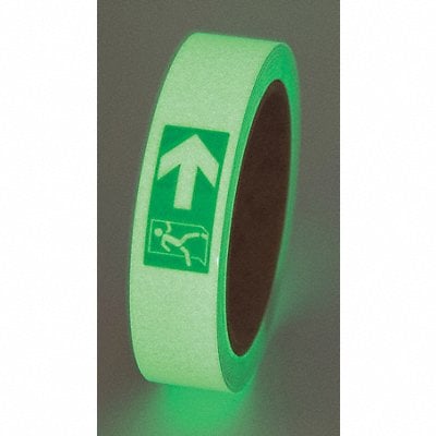 Floor Tape Green/White 1 inx30 ft Roll MPN:GT130EXR