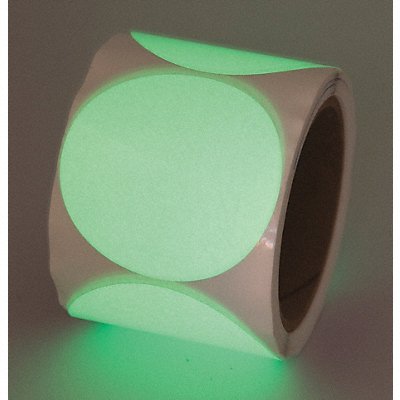 Floor Tape White 3 inx3 in Circle PK100 MPN:GTCL30