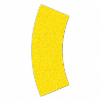 Floor Tape Yellow 2 1/2 inx6 in Arc PK25 MPN:LM140Y