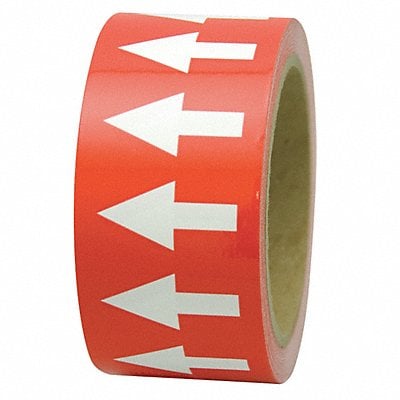 D4933 Arrow Tape Red 1in W 108ft Roll L MPN:PMA154