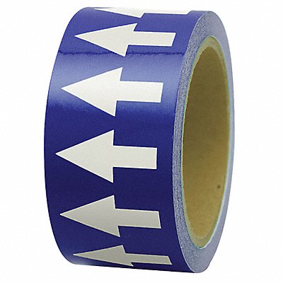 D4935 Arrow Tape Blue 4in W 108ft Roll L MPN:PMA451