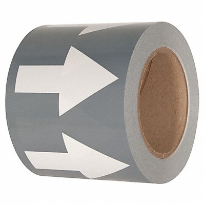 Arrow Tape Gray 4in W 108ft Roll L MPN:PMA4511