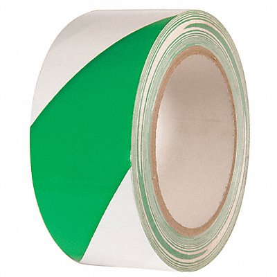 Hazard Marking Tape 2 x108ft Green/White MPN:WT2400