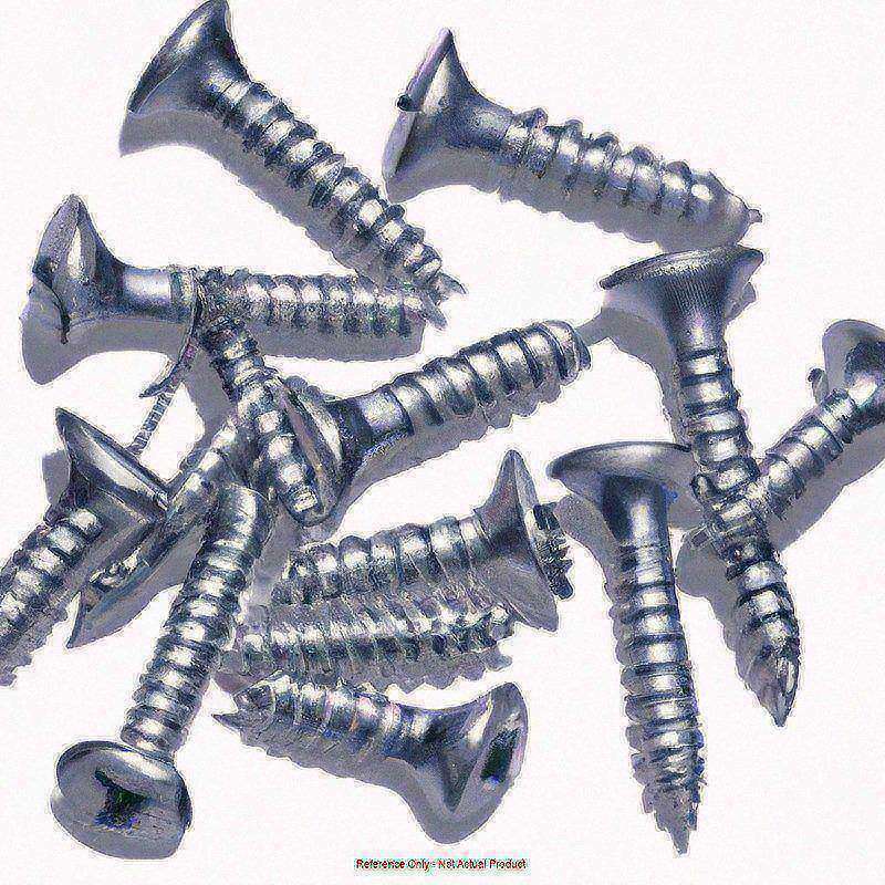 Wood Screw #10 x 1-1/2 L Flat PK100 MPN:A6487-1