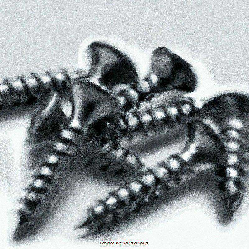 Wood Screw Flat #14 x 3 L Zinc PK100 MPN:A6504-1