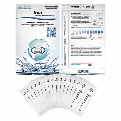 Test Strips Iron 0-5ppm PK30 MPN:480125