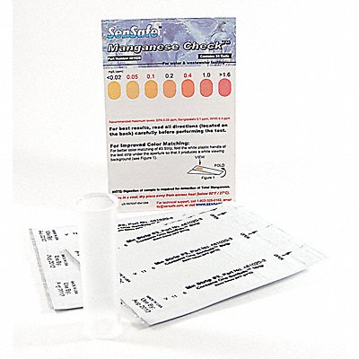 Test Strips Manganese 0.2-2ppm PK24 MPN:481020