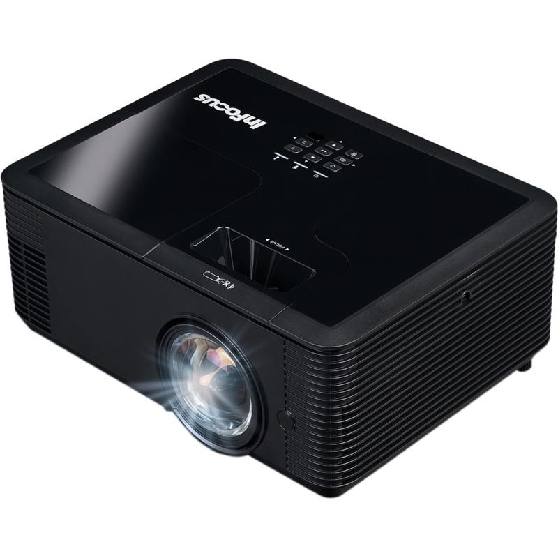 InFocus IN136ST - DLP projector - 3D - 4000 lumens - WXGA (1280 x 800) - 16:10 - short-throw fixed lens - LAN MPN:IN136ST