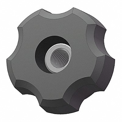 Hand Knob Through Hole 1/4 -20 MPN:GN4C----F2-L-21