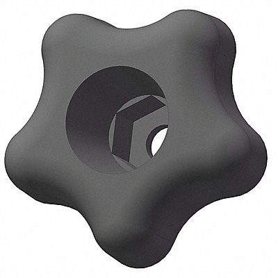 Hand Knob Through Hole MPN:GNH1-HEX5S2----