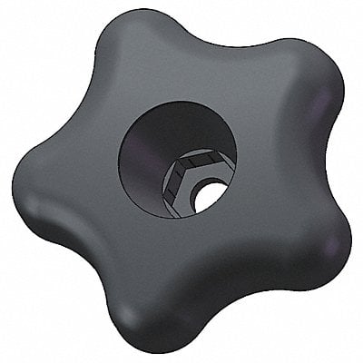 Hand Knob Through Hole MPN:GNH1-HEX5SA----