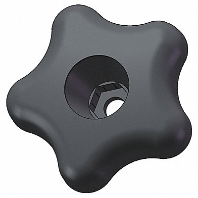 Hand Knob Through Hole MPN:GNH2-HEX5SA----