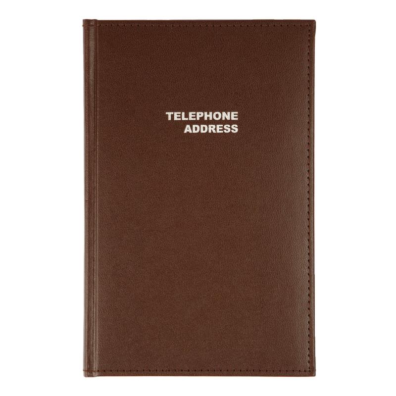 Office Depot Brand Vinyl Desk Telephone/Address Book, 5 1/8in x 7 3/4 (Min Order Qty 8) MPN:N20105276