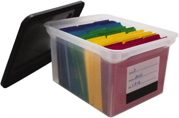 1 Compartment, 17-3/4 Inch Wide x 14 Inch Deep x 10-1/4 Inch High, Portable File Box MPN:AVT55802