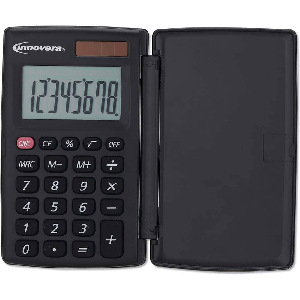 Calculators, Type: Basic, Number Of Displayed Digits: 8, Display Type: LCD, Color: Black, Print Speed: 1 Line per Second, Function: Calculation MPN:IVR15921