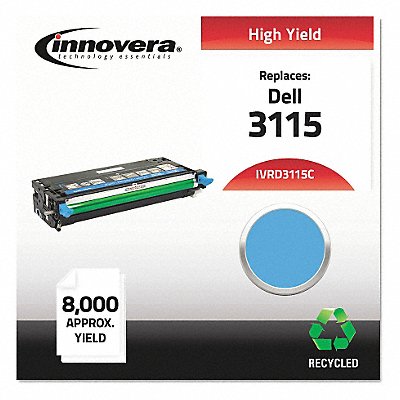 Toner Cartridge Cyan Dell Max Page 8000 MPN:IVRD3115C