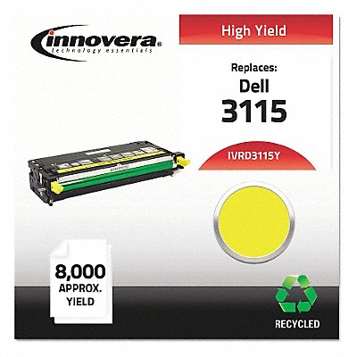 Toner Cartridge Yellow Dell MaxPage 8000 MPN:IVRD3115Y