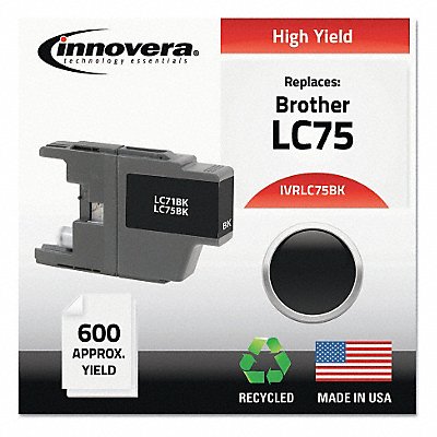 Ink Cartridge Black Brother MaxPage 6000 MPN:IVRLC75BK