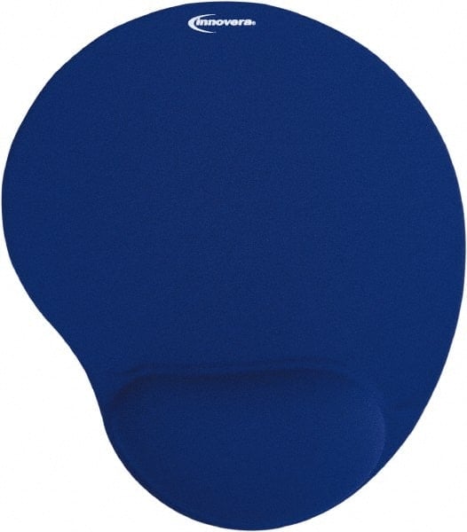 Innovera. Mouse Pad w/Gel Wrist Pad, Nonskid Base, 10-3/8 x 8-7/8, Blue MPN:IVR50447