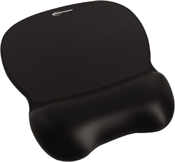 Innovera. Gel Mouse Pad w/Wrist Rest, Nonskid Base, 8-1/4 x 9-5/8, Black MPN:IVR51450