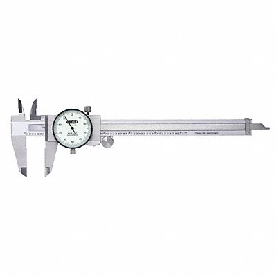 Dial Caliper 0-150mm Range 38 Jaw D SS MPN:1311-150A