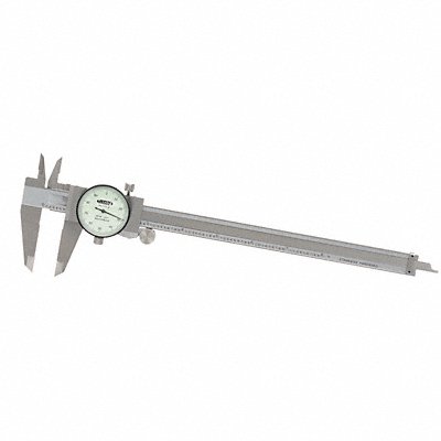 Dial Caliper 0-8 Range 1-1/2 Jaw D White MPN:1311-8