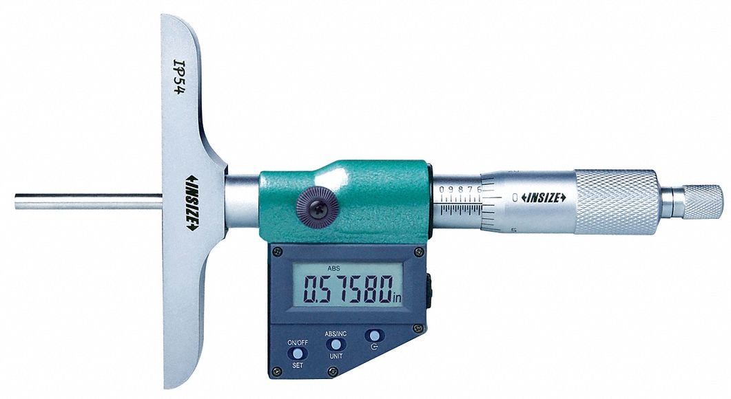 Electronic Depth Micrometer 4 L Base MPN:3540-150E