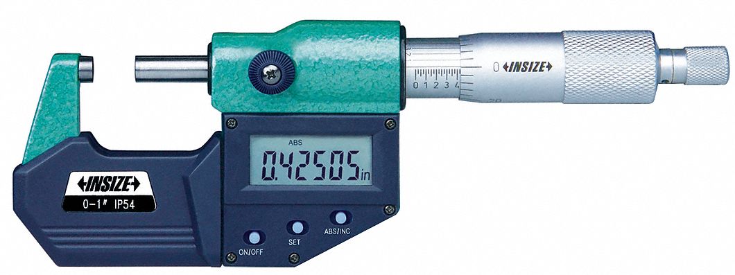 Electronic Outside Micrometer IP54 MPN:3108-1F