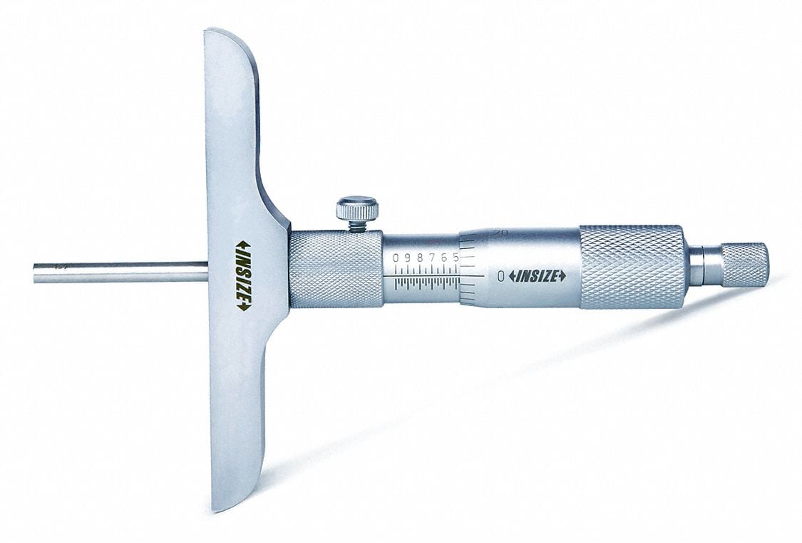 Depth Micrometer 4 L Base Flat Anvil MPN:3240-1