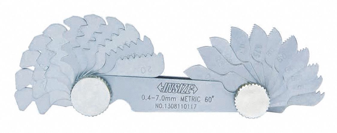 Thread Pitch Gauge Set Thread Ang 60 deg MPN:4820-122